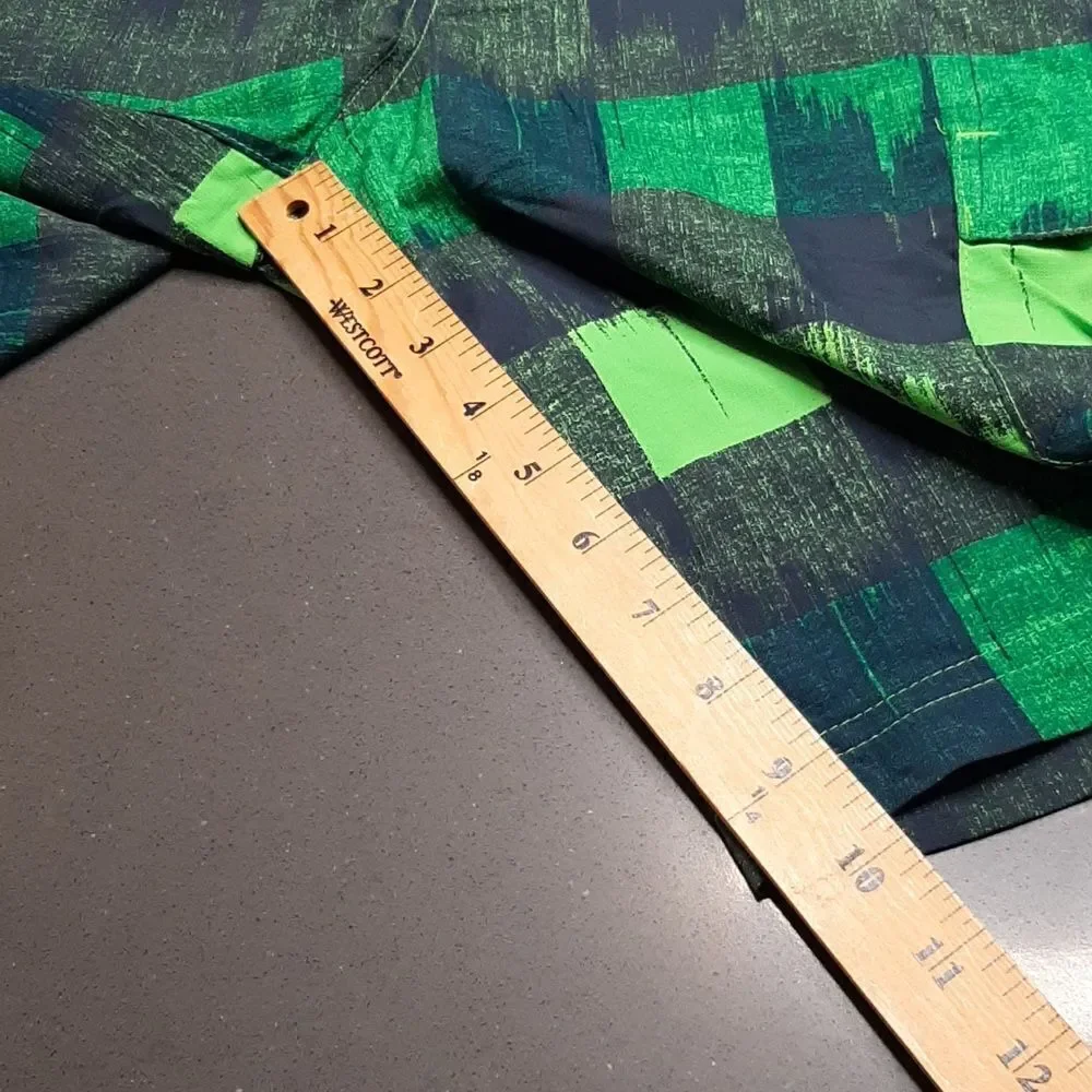 NWT Columbia Green Checkered Youth Board Shorts